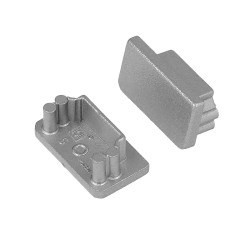 Sample of 1m TU2 LED profile (anodized, silver), 17.6mmx10mm, set with cover Sample of 1m TU2 LED profile (anodized, silver), 17.6mmx10mm, set with cover