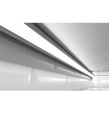 2m E3 Corner LED Profile - Silver Anodised with Diffuser 2m E3 Corner LED Profile - Silver Anodised with Diffuser