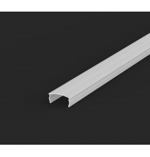 2m E3 Corner LED Profile - Silver Anodised with Diffuser 2m E3 Corner LED Profile - Silver Anodised with Diffuser