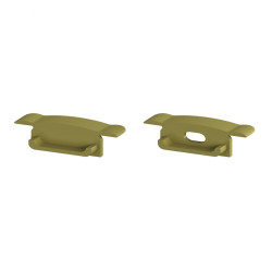 2m recessed LED aluminium channel painted gold extrusion EW1 diffuser 2m recessed LED aluminium channel painted gold extrusion EW1 diffuser
