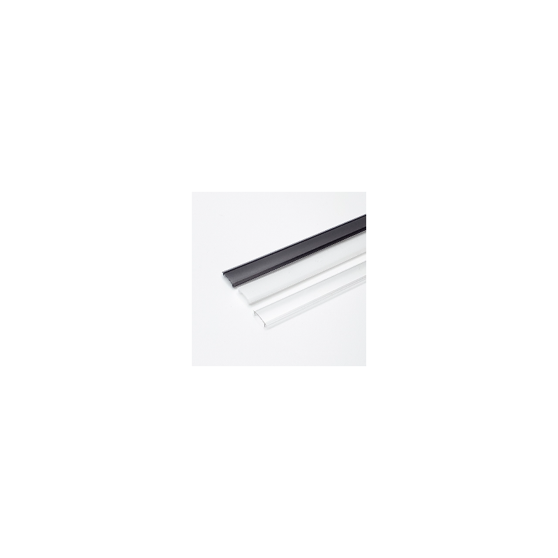 P4 surface LED aluminium profile, 1m, wood wenge effect, with diffuser P4 surface LED aluminium profile, 1m, wood wenge effect, with diffuser