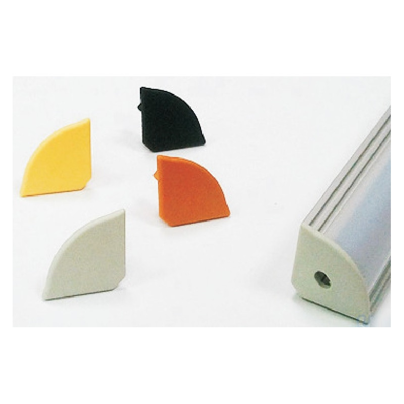 Sample of P3 LED profile corner 45 aluminium extrusion, wood wenge effect, plus diffuser Sample of P3 LED profile corner 45 aluminium extrusion, wood wenge effect, plus diffuser
