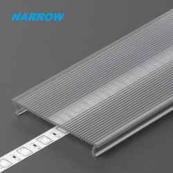 1m TS53 LED profile (anodized, silver) 53mm x 53mm, set with diffuser and complementary profile 1m TS53 LED profile (anodized, silver) 53mm x 53mm, set with diffuser and complementary profile