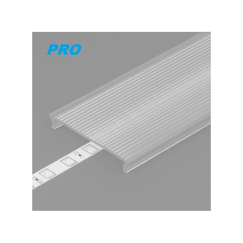 1m TS53 LED profile (anodized, black) 53mm x 53mm, set with diffuser and complementary profile 1m TS53 LED profile (anodized, black) 53mm x 53mm, set with diffuser and complementary profile
