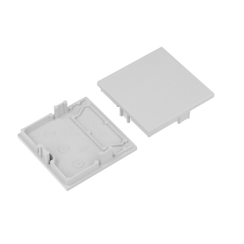 2m TS53 LED profile (anodized, silver) 53mm x 53mm, set with diffuser and complementary profile 2m TS53 LED profile (anodized, silver) 53mm x 53mm, set with diffuser and complementary profile