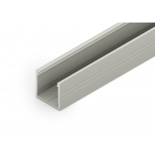 3m LED profile TH2 (anodized, silver), set with cover 3m LED profile TH2 (anodized, silver), set with cover