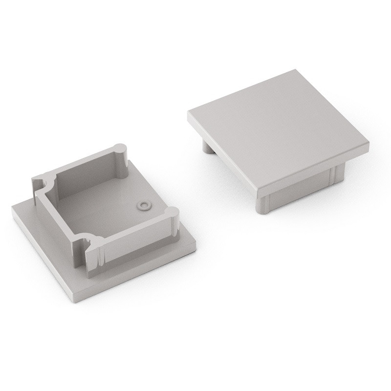 3m LED profile TH2 (anodized, silver), set with cover 3m LED profile TH2 (anodized, silver), set with cover