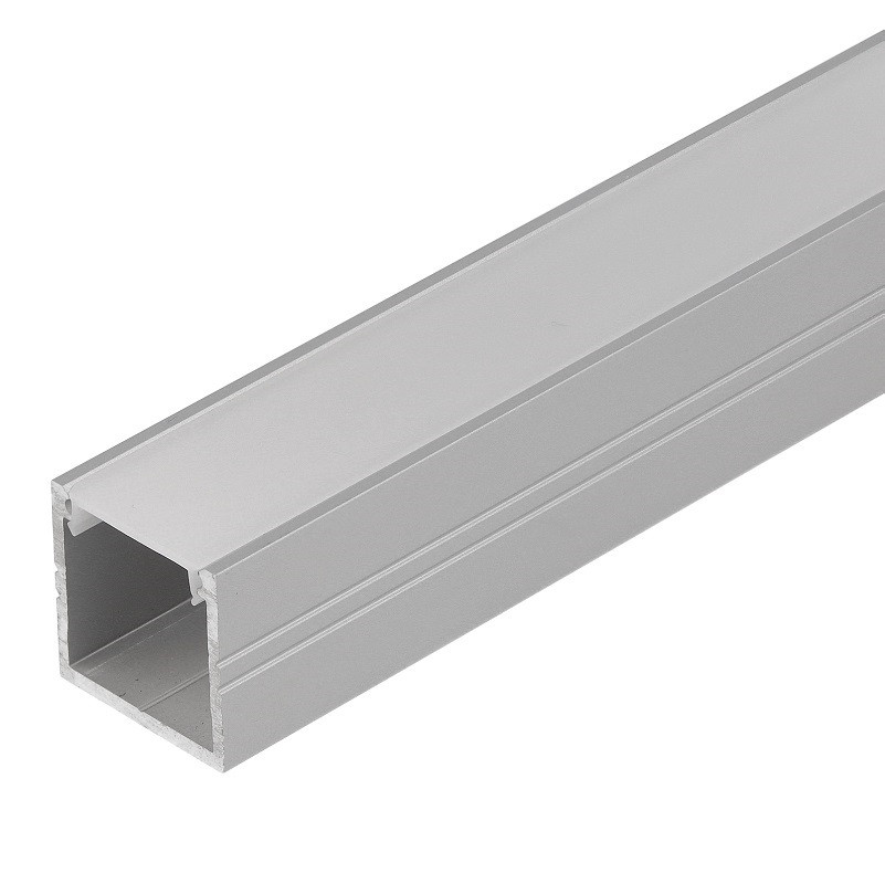 3m LED profile TH2 (anodized, silver), set with cover 3m LED profile TH2 (anodized, silver), set with cover