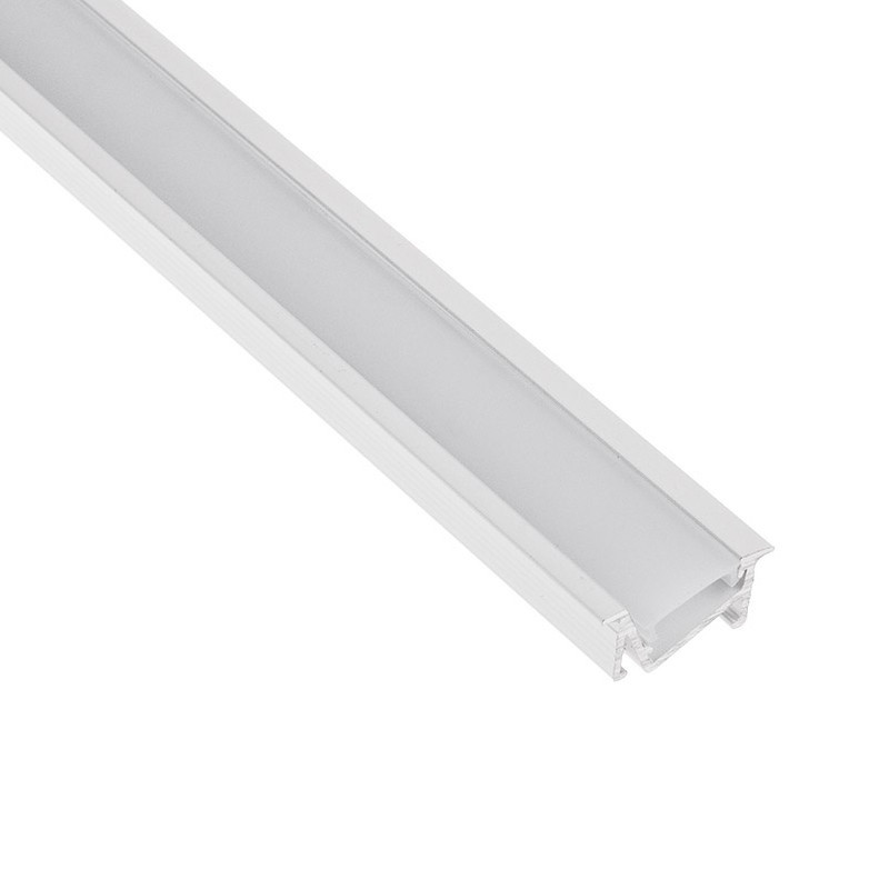 2m white painted recessed DL1 LED aluminium extrusion with diffuser 2m white painted recessed DL1 LED aluminium extrusion with diffuser