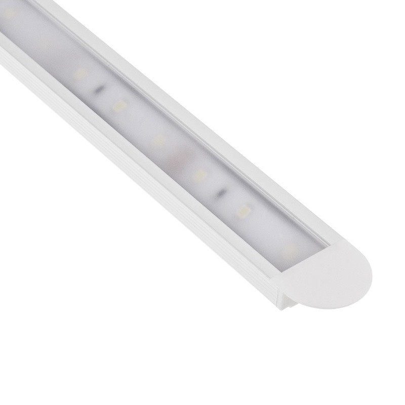 2m white painted recessed DL1 LED aluminium extrusion with diffuser 2m white painted recessed DL1 LED aluminium extrusion with diffuser