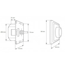 LED dimmer VD200, 1-200W. With staircase function. Leading/trailing edge, Vadsbo LED dimmer VD200, 1-200W. With staircase function. Leading/trailing edge, Vadsbo