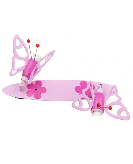 Handmade 2-way Wall / Ceiling SpotLight, Pink, Round / Butterfly, Children Lighting Handmade 2-way Wall / Ceiling SpotLight, Pink, Round / Butterfly, Children Lighting