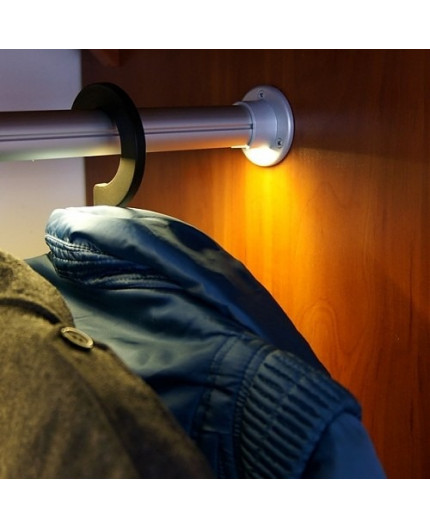 1m / 1000mm W1 Oval Wardrobe Clothes Hanging Rail - Aluminium Silver Anodised, with cover for LED strips and two end holders 1m / 1000mm W1 Oval Wardrobe Clothes Hanging Rail - Aluminium Silver Anodised, with cover for LED strips and two end holders