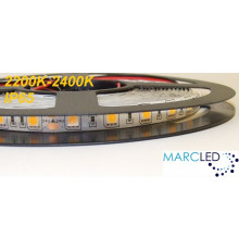24VDC LED strip, IP54, very warm white 2200K-2400K, SMD5060 / SMD5050, 5m (72W, 300LEDs) 24VDC LED strip, IP54, very warm white 2200K-2400K, SMD5060 / SMD5050, 5m (72W, 300LEDs)