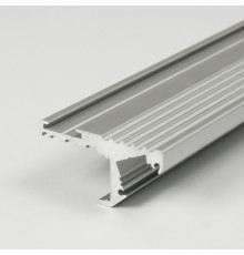 Aluminium LED profile S1 STEP, silver anodized, 1000mm/1m