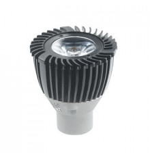 1W MR11 GU4 12V LED Spot Lamp, Black, Warm White, non-dimmable