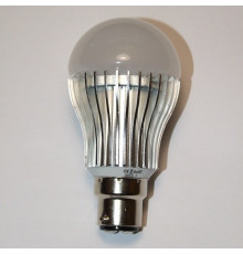 5W B22 240V LED Lamp, warm white, Globe Light Bulb, Non-Dimmable