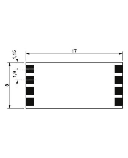 Phoenix Contact, PCB - PTF 0,3/ 4-FLEX-I-8 - 1848477. Extension Connector 8mm Phoenix Contact, PCB - PTF 0,3/ 4-FLEX-I-8 - 1848477. Extension Connector 8mm