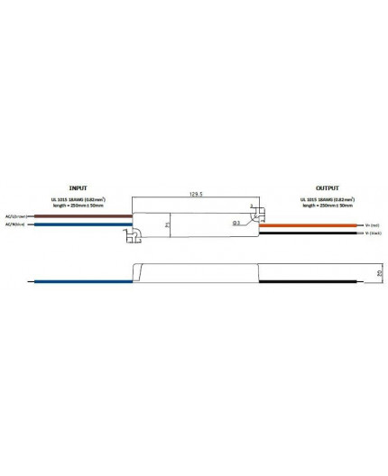 12W 12Vdc Single Output Switching LED Power Supply, GL Power TÜV 12W 12Vdc Single Output Switching LED Power Supply, GL Power TÜV