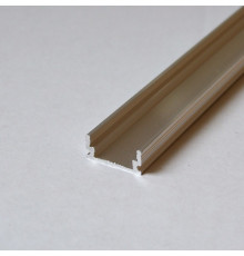 P5 Aluminium channel for LED tapes / strips, non-anodized (raw), length: 485mm