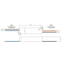 60W 24Vdc Single Output Switching LED Power Supply active PFC function 60W 24Vdc Single Output Switching LED Power Supply active PFC function
