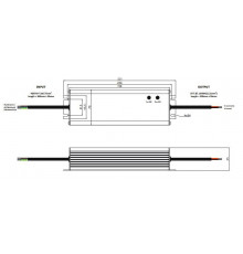 150W 24Vdc Single Output Switching LED Power Supply with PFC Function 150W 24Vdc Single Output Switching LED Power Supply with PFC Function