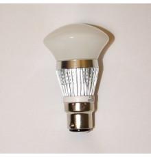 3W B22 LED Lamp, Milky Mushroom Bulb, Warm White, Dimmable
