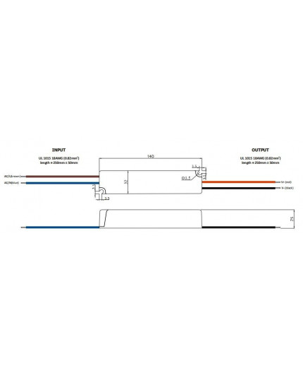 19.6W 700mA Single Output Switching LED Power Supply 19.6W 700mA Single Output Switching LED Power Supply