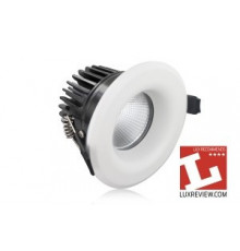 6W dimmable fire rated LED downlight, 3000K, 410lm, 36degree beam angle