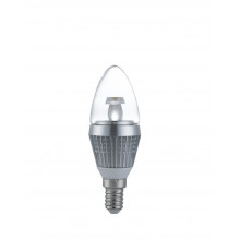 3W E14 LED Lamp, Clear Candle Bulb, Warm White, Dimmable, SES/E14 3W E14 LED Lamp, Clear Candle Bulb, Warm White, Dimmable, SES/E14