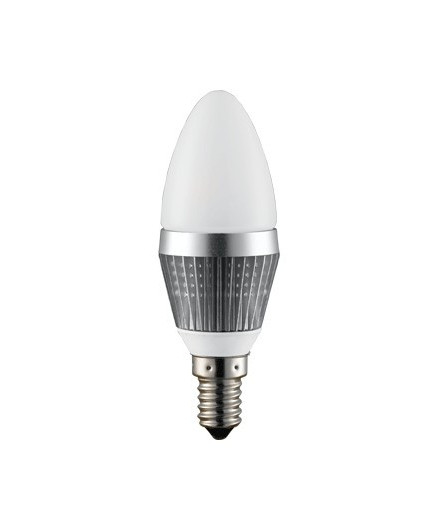 3W E14 LED Lamp, Milky Candle Bulb, Warm White, Dimmable, D37mm x L106mm 3W E14 LED Lamp, Milky Candle Bulb, Warm White, Dimmable, D37mm x L106mm