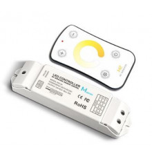 Remote Control and CV Receiving controller for CCT changeable LED strip 2700K-6500K
