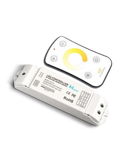 Remote Control and CV Receiving controller for CCT changeable LED strip 2700K-6500K Remote Control and CV Receiving controller for CCT changeable LED strip 2700K-6500K