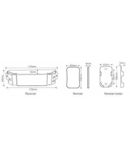 Remote Control and CV Receiving controller for CCT changeable LED strip 2700K-6500K Remote Control and CV Receiving controller for CCT changeable LED strip 2700K-6500K