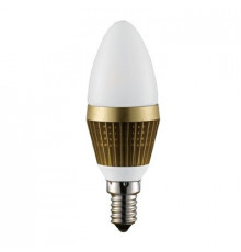 3W E14 LED Lamp, Milky Candle Bulb, Warm White, Dimmable, FCG