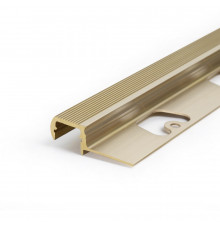 Aluminium LED profile S2 STEP, brass, 1100mm/1.1m