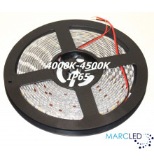 24VDC SMD5050 LED Flexible Strip 4000K-4500K, IP54 (silicon glue coated), 5m  (72W, 300LEDs)