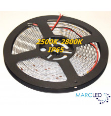 24VDC SMD5050 LED Flexible Strip 2500K-2800K, IP54 (silicon glue coated), 5m  (72W, 300LEDs)