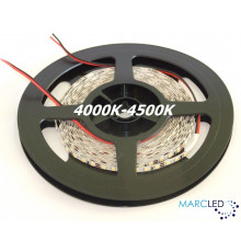 12VDC LED SMD2835 Flexible Strip 5mm, warm white 4000K-4500K, IP20, 5m a roll  (72W, 600LEDs)