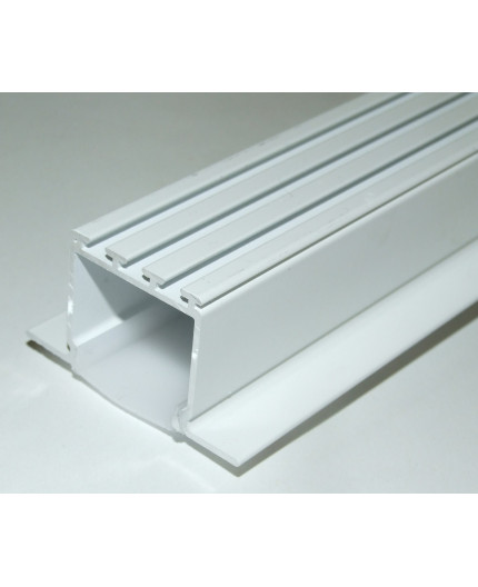 1m ceiling LED aluminium extrusion C2 painted/ white, with diffuser