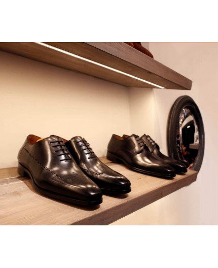 1m recessed T1 LED profile (anodized, silver), set with cover 1m recessed T1 LED profile (anodized, silver), set with cover