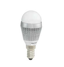3W E14 LED Lamp, Milky Ball Bulb, Warm White, Dimmable