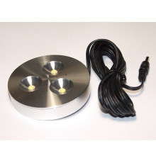 12Vdc 3W LED Under Cabinet Lights, Warm White, 146lm - iPuck(1)