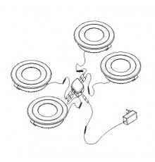 12Vdc 3W LED Under Cabinet Lights, CREE, Warm White, 202lm - iPuck(4) 12Vdc 3W LED Under Cabinet Lights, CREE, Warm White, 202lm - iPuck(4)