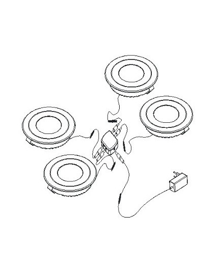 12Vdc 3W LED Under Cabinet Lights, CREE, Warm White, 202lm - iPuck(4) 12Vdc 3W LED Under Cabinet Lights, CREE, Warm White, 202lm - iPuck(4)