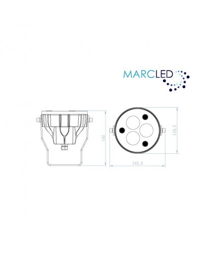 10W AC85-265V LED Floodlight 10W AC85-265V LED Floodlight