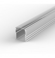 EH2 1m / 1000mm LED aluminium extrusion 15mm x 15mm with high quality diffuser and end caps (option) EH2 1m / 1000mm LED aluminium extrusion 15mm x 15mm with high quality diffuser and end caps (option)