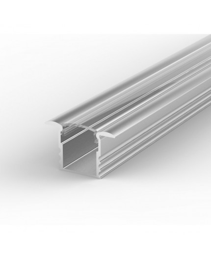 EH1 1m / 1000mm recessed LED aluminium extrusion 15.4mm x 14.5mm with high quality diffuser and end caps (option) EH1 1m / 1000mm recessed LED aluminium extrusion 15.4mm x 14.5mm with high quality diffuser and end caps (option)