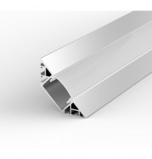 EH3 1m / 1000mm corner LED aluminium extrusion with high quality diffuser and end caps (option)