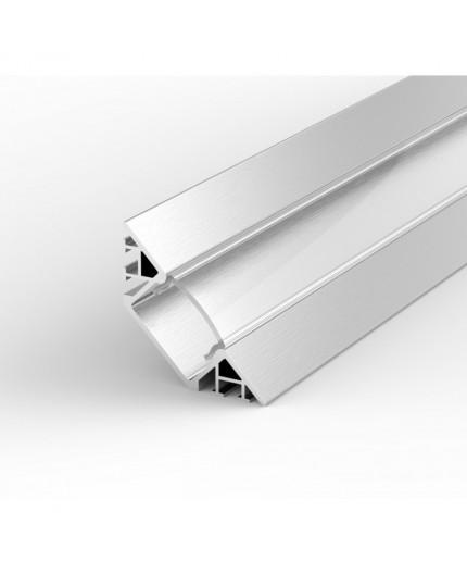 EH3 1m / 1000mm corner LED aluminium extrusion with high quality diffuser and end caps (option) EH3 1m / 1000mm corner LED aluminium extrusion with high quality diffuser and end caps (option)